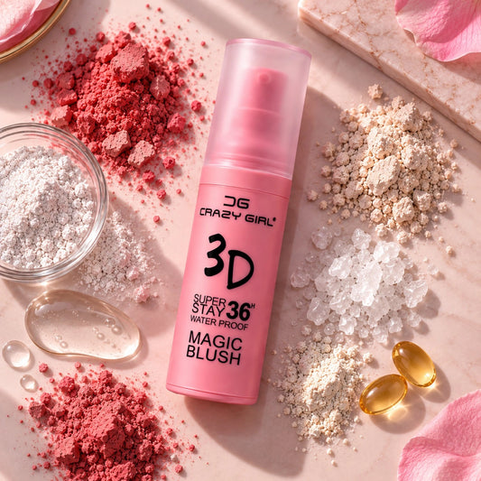 Crazy Girl 36H Magic Waterproof Blush with cosmetic ingredients