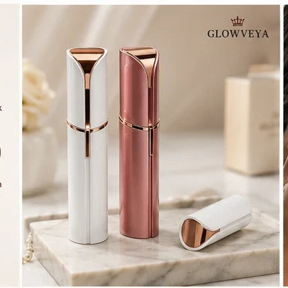 GlowVeya electric eyebrow trimmer premium beauty lifestyle