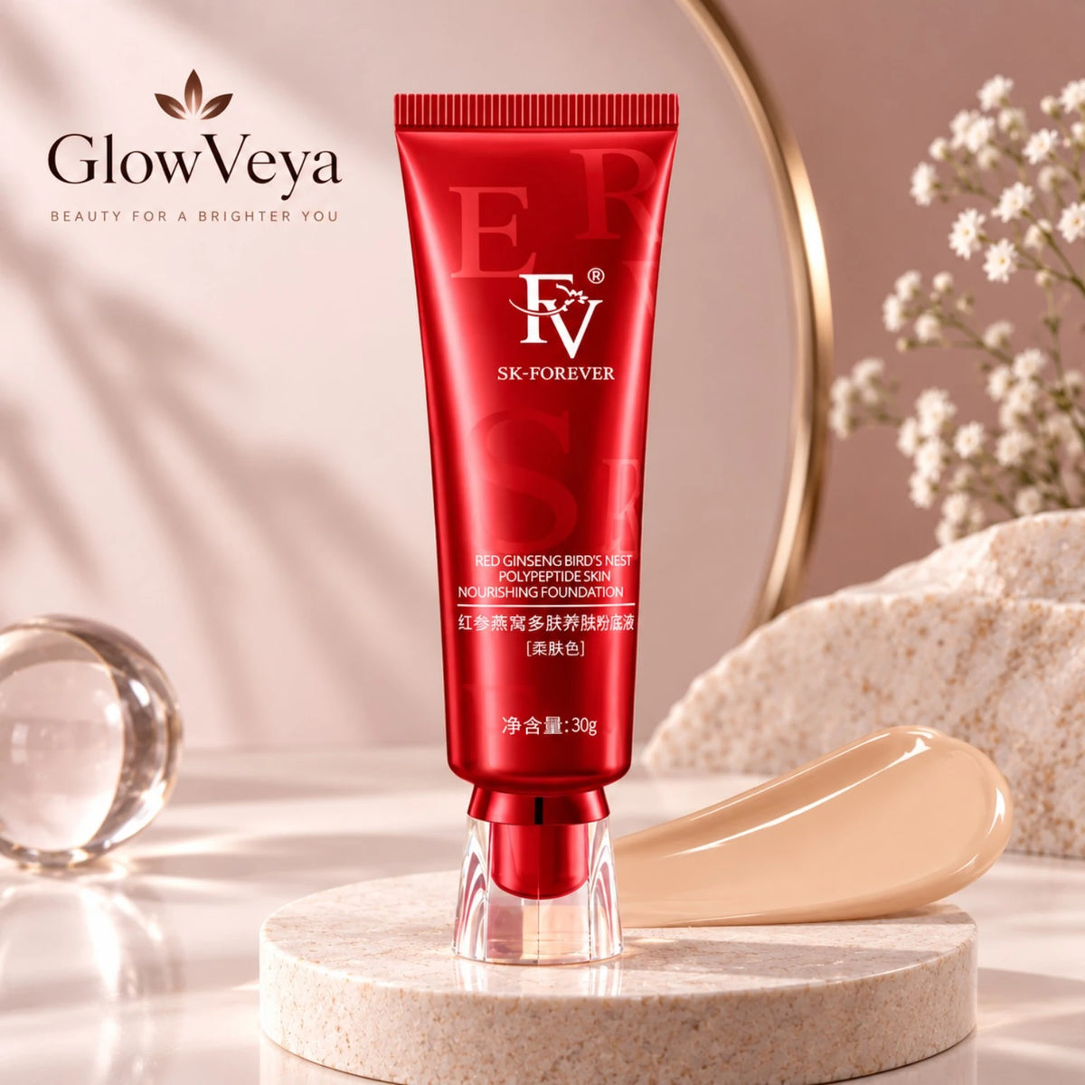 FV Liquid Foundation 30g in Nourishing Ivory with premium matte finish