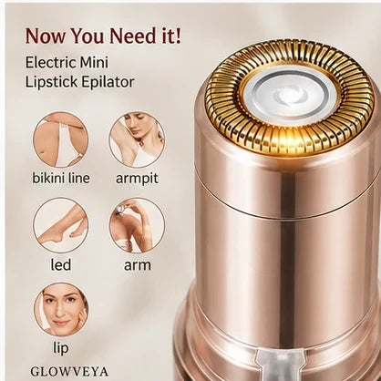 GlowVeya mini facial hair remover feature detail